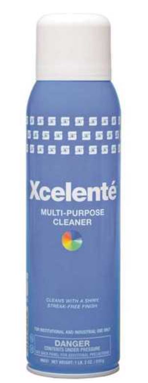 Spartan Chemical Co. 603100 Xcelente 18 oz. Aerosol Can Fresh Lavender Scent Multi-Purpose Cleaner-12/Case