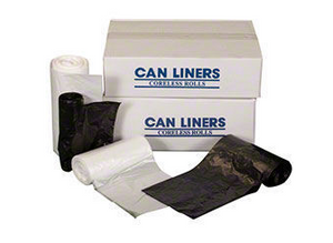 Can Liner , 60gal, Black, 100/Case