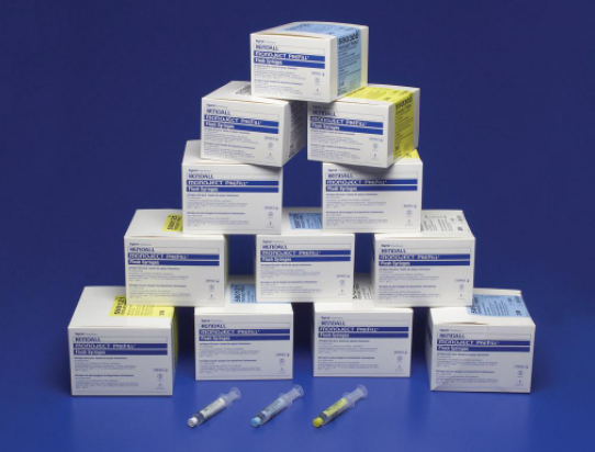 Monoject 12 mL IV Flush Syringe Prefilled with 10 mL Normal Saline