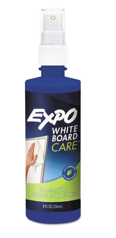 White Board CARE Dry Erase Surface Cleaner, 8 oz Spray Bottle