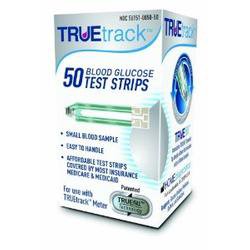 Blood Glucose Test Strips TRUEtrack® 50 Strips per Box