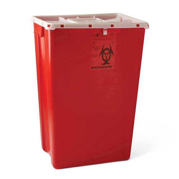 Container Sharps 18 Gal Red Port 7 Ea/Case