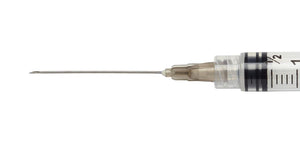 Standard Hypodermic Needle with Regular Bevel, 22G x 1"