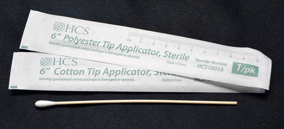 Applicator Cotton Tip 6in Sterile Wood Shaft 2/Pack