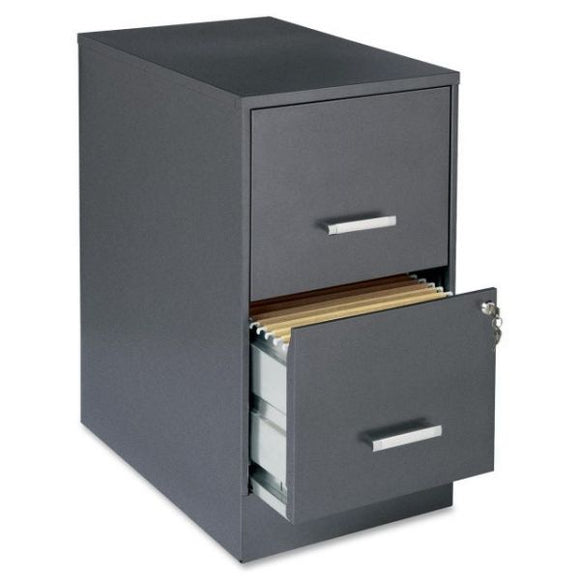 Lorell SOHO 2 Drawer Vertical File Cabinet