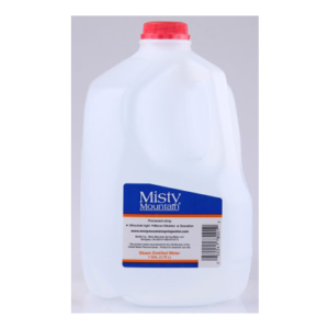 Distilled Water Misty Mountain® 1 gal / 3 per Case Plastic Container