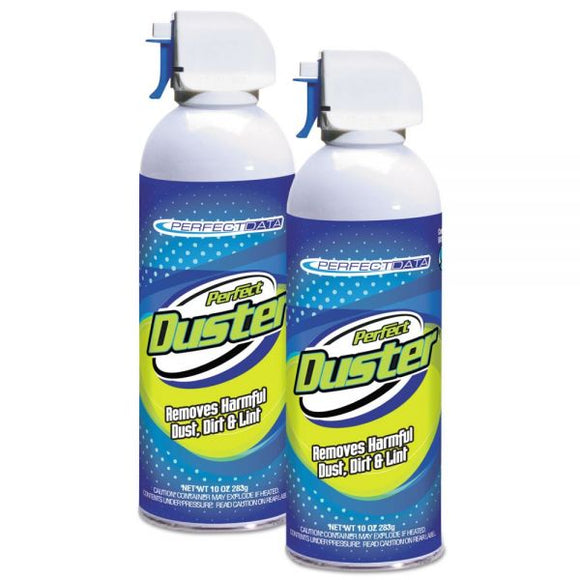 Perfect Duster Power Duster, 10 oz Can, 2/Pk